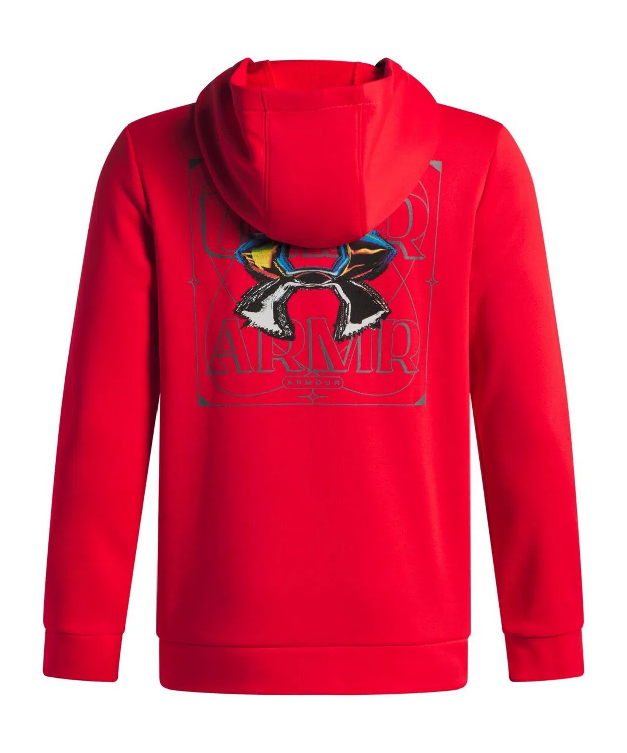 Детский худи без капюшона с длинным рукавомUnder Armour Starlight Logo, Red — фото 2