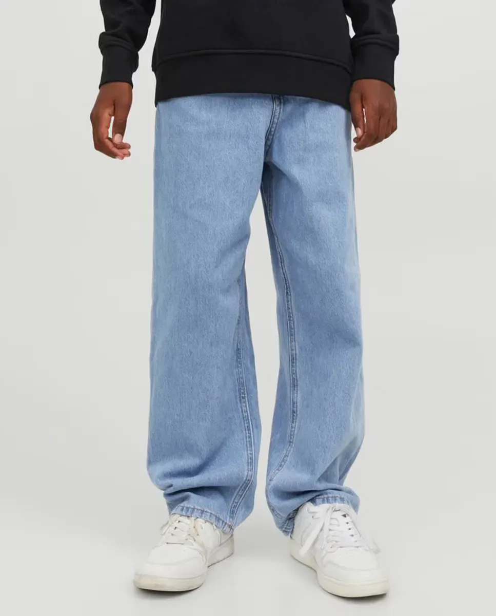 Детские джинсы для мальчиков с заниженной посадкой Vaquero de niño baggy fit Jack & Jones, Azul — фото 2
