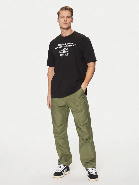 Футболка regular fit Graphic Tee Adidas, черный — фото 2