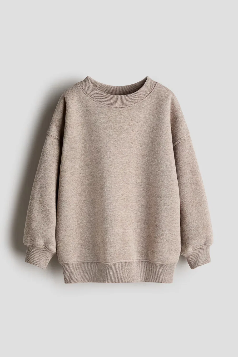 Свободная толстовка с начесом внутри H&M, Beigemeliert