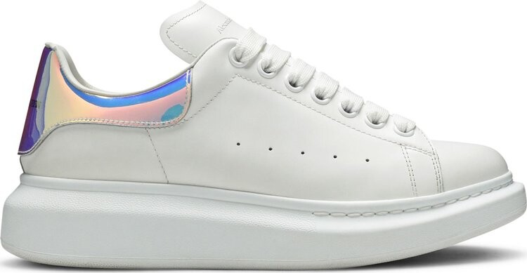 Кроссовки Alexander McQueen Wmns Oversized Sneaker Iridescent, белый