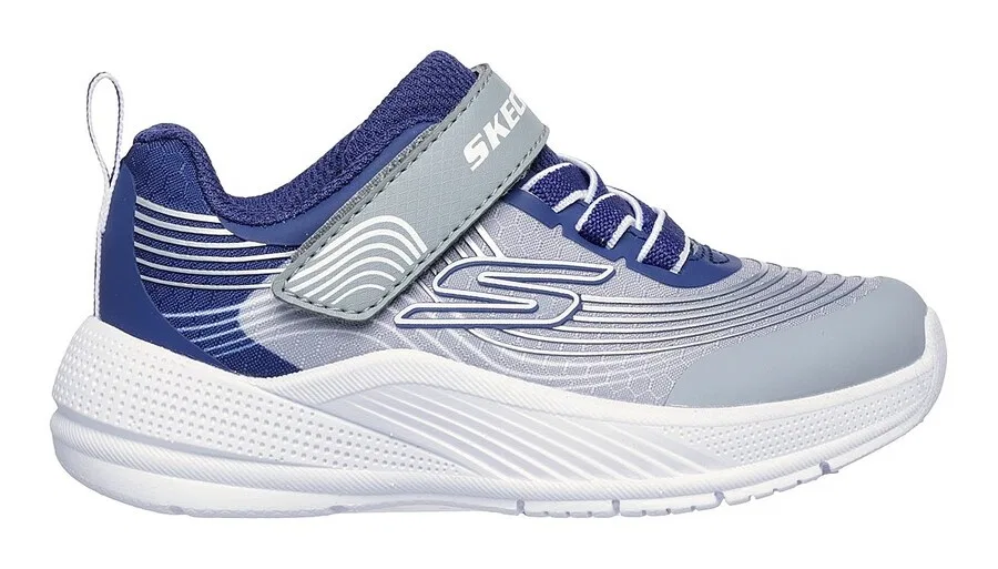 Спортивные кроссовки Skechers темно-синего и светло-голубого цвета — фото 2