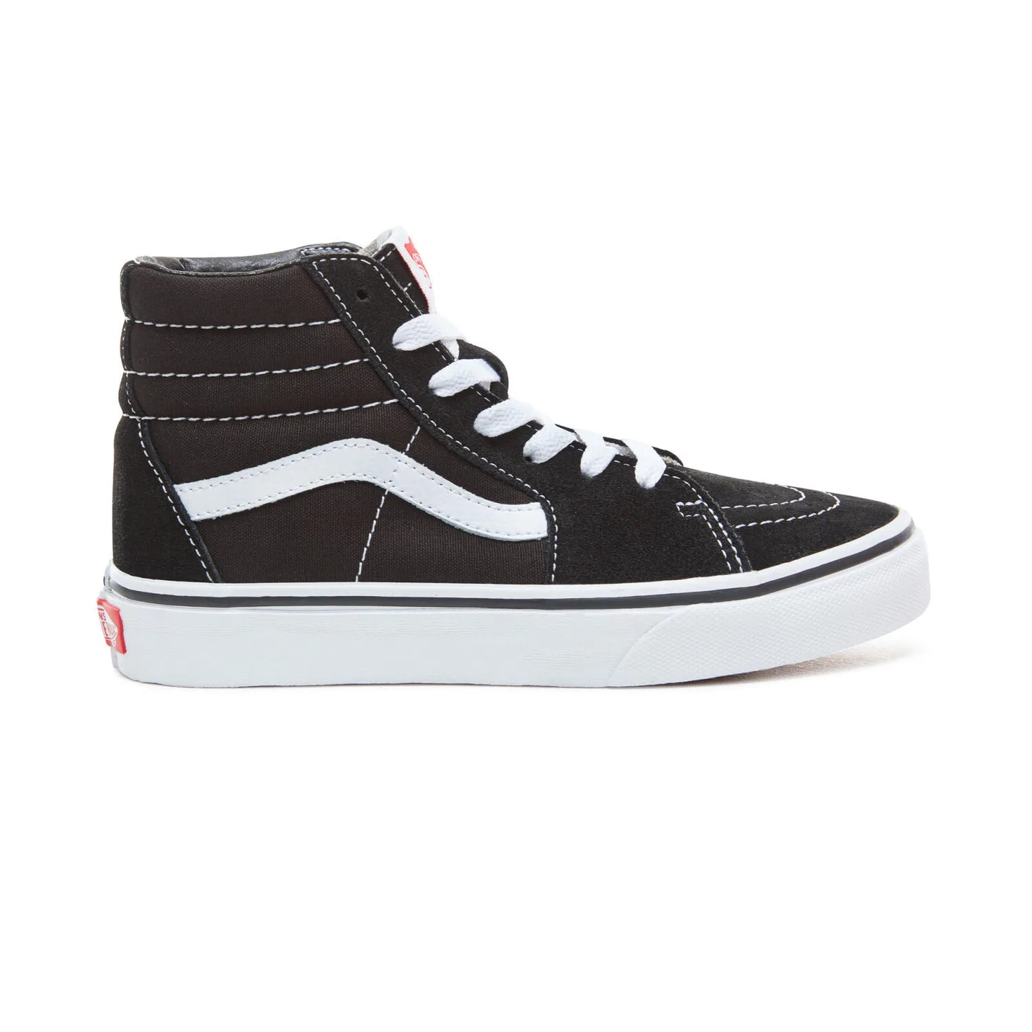 Детские кроссовки на шнуровке Sk8-Hi Vans, Schwarz — фото 3