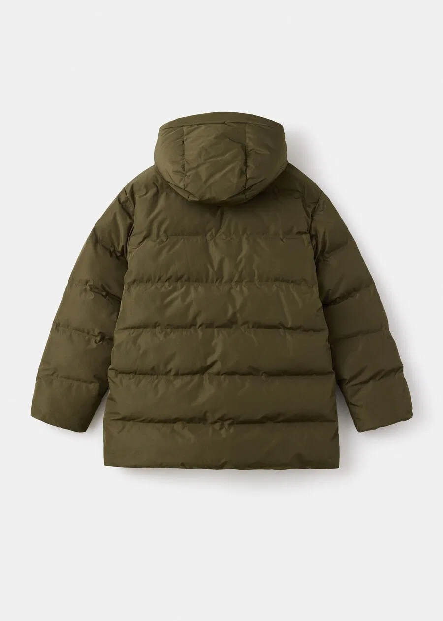 Детская куртка MANGO KIDS Between-Season Jacket 'AFRILONG' зеленого цвета — фото 2