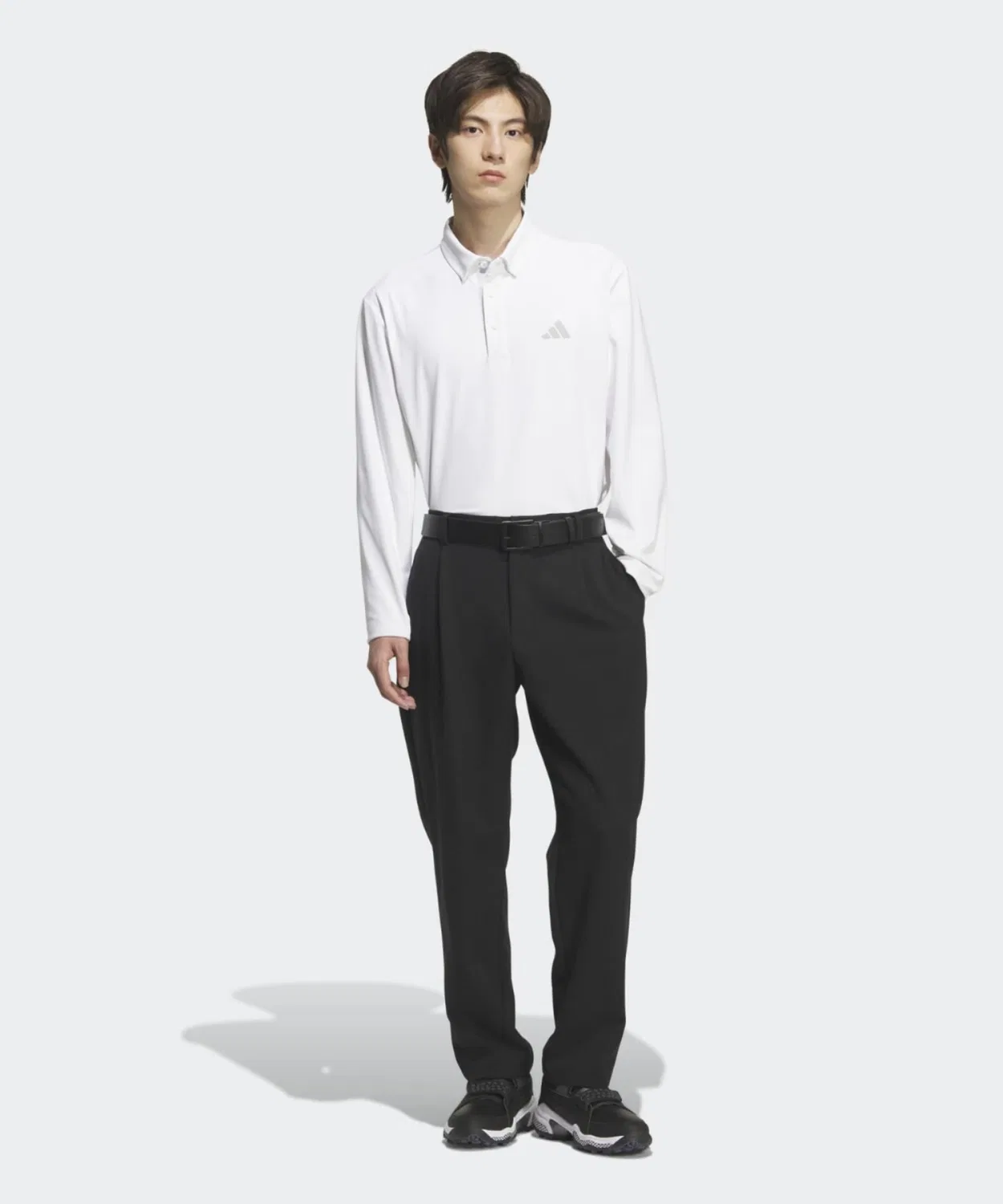 Мужские классические брюки свободного кроя с широкими штанинами EX STRETCH ACTIVE Adidas Golf, Black — фото 4
