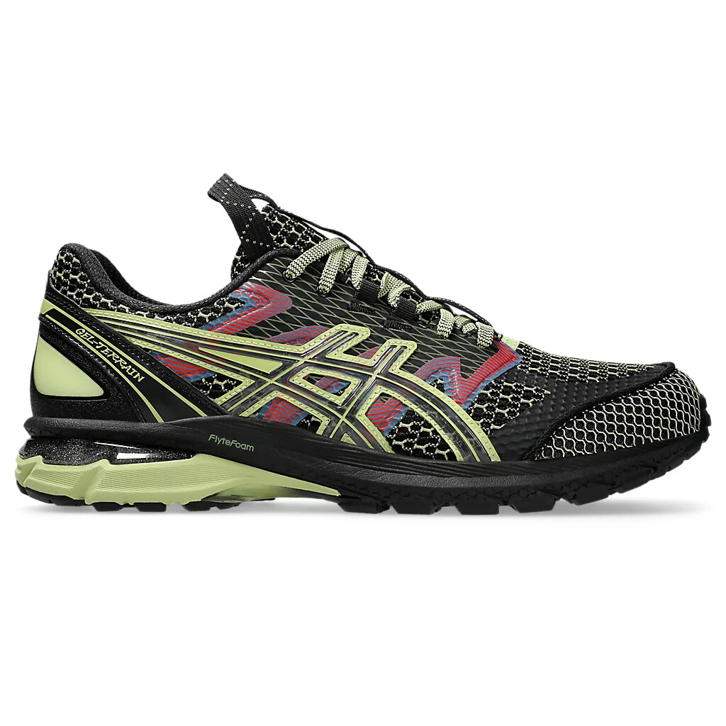 

Кроссовки Asics US4-S GEL-TERRAIN, черный/лаймовый