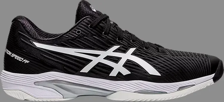 

Кроссовки solution speed ff 2 'black white' Asics, черный