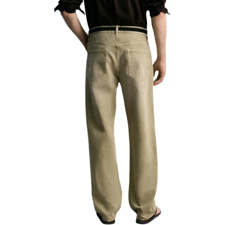 Мужские джинсы Light Khaki ZARA, Light Khaki — фото 3