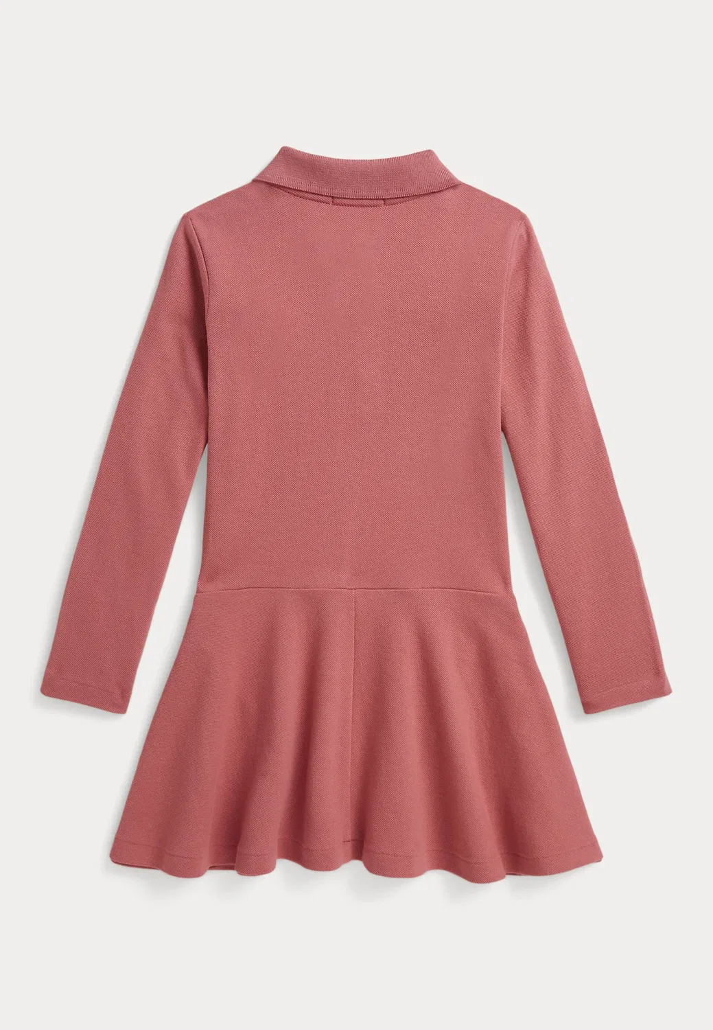 Платье-Поло из эластичной сетки, 2-6 лет - повседневное платье Polo Ralph Lauren, Canvas Pink — фото 2