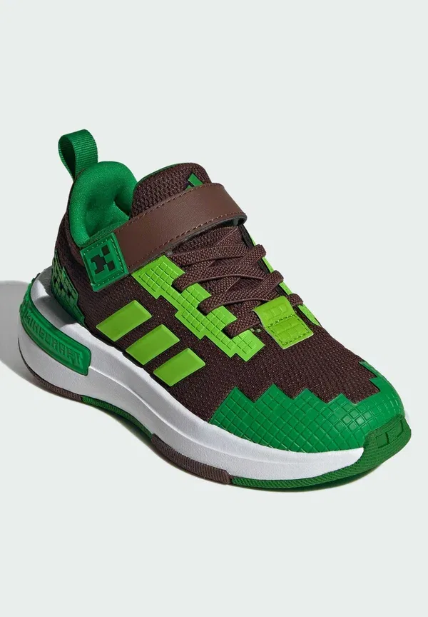Детские туфельки Adidas Sportswear, белый/зеленый/коричневый — фото 2