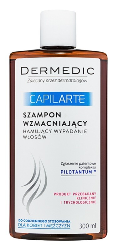 

Укрепляющий шампунь, препятствующий выпадению волос. Dermedic Capilarte