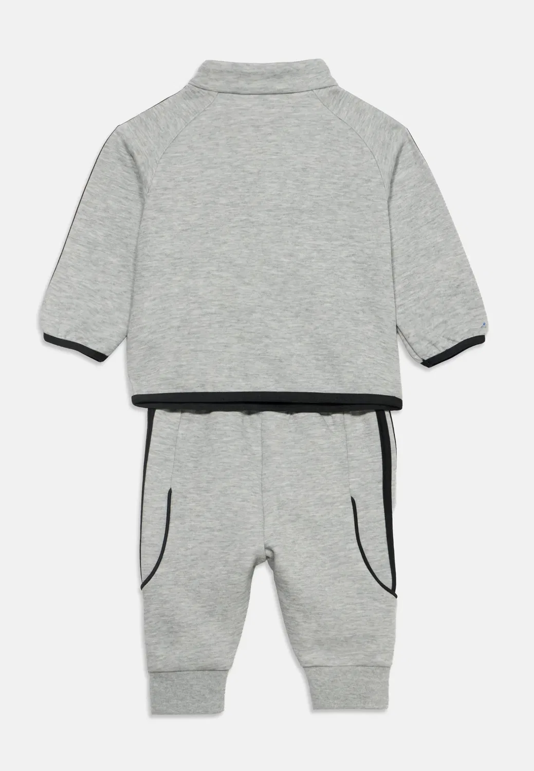 Детский комплект унисекс Spacer - толстовка на молнии Adidas Originals, Medium Grey Heather — фото 2