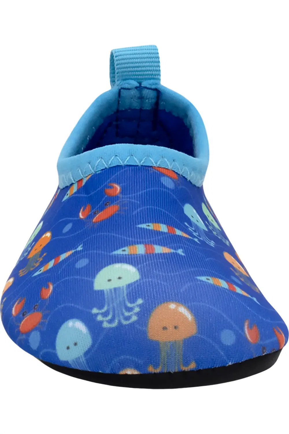 Детские кеды slip-on с океанским принтом Robeez, синий — фото 3