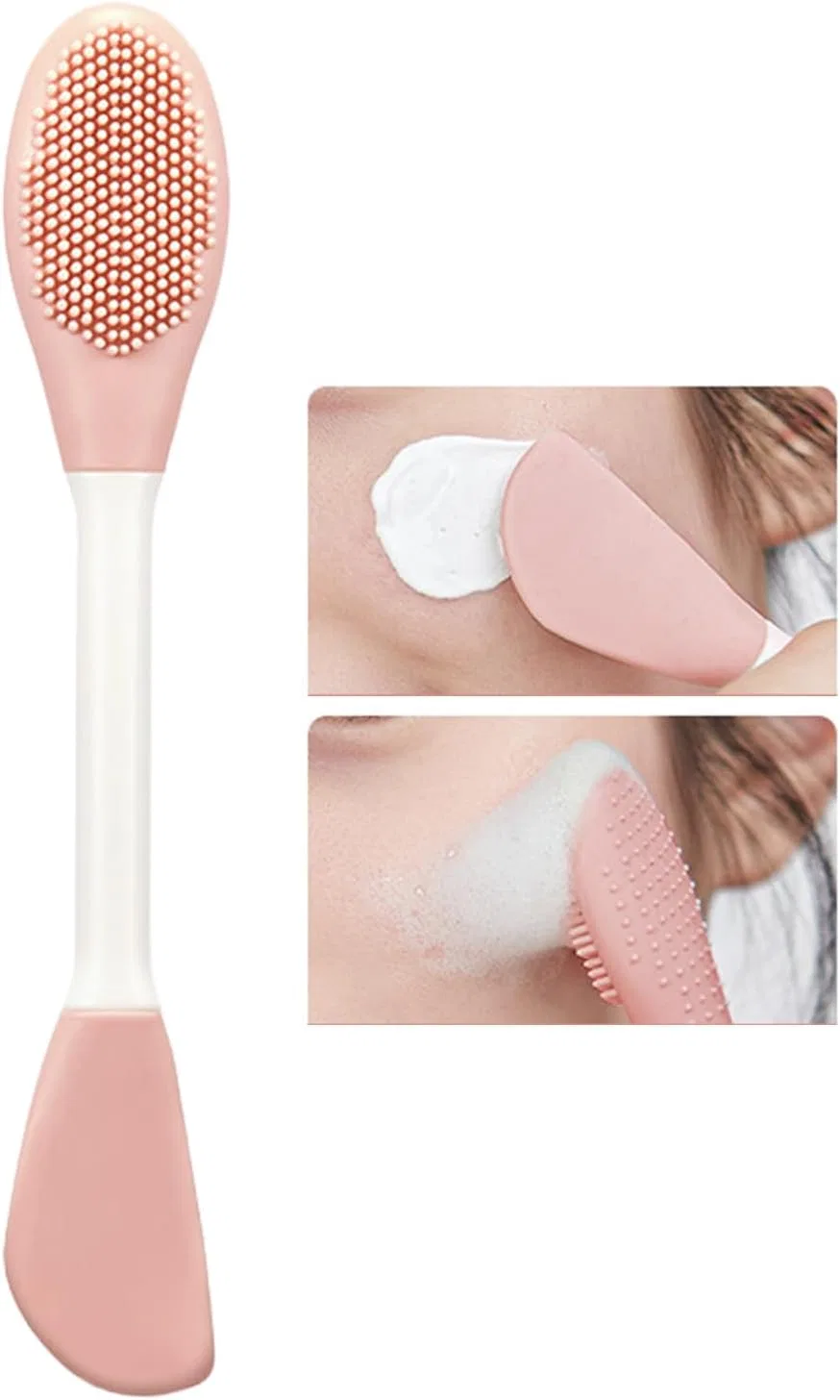 Щетка для лица двусторонняя Dtaigou, 1 шт, Rose