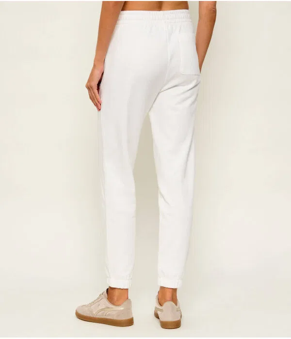 Штаны спортивные женские Lacoste Regular Fit, белый — фото 3