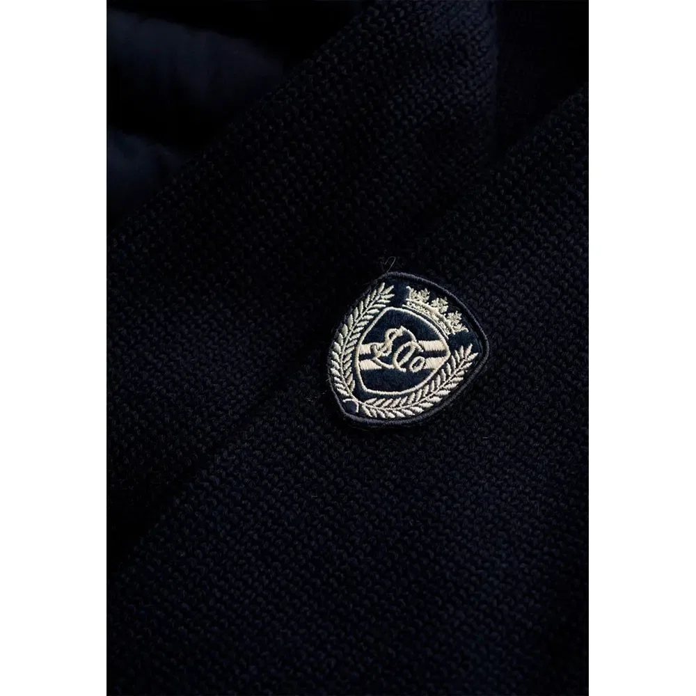 Мужская куртка с наполнителем Superdry Straight Baffle Hybrid, Blue — фото 4