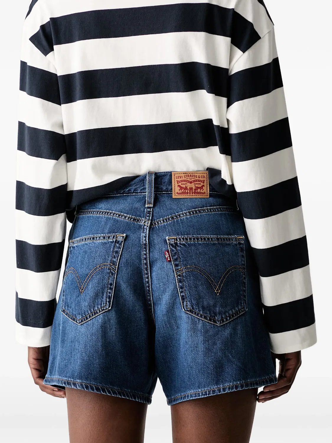 Джинсовые шорты Cinch с логотипом Levi'S, синий — фото 3