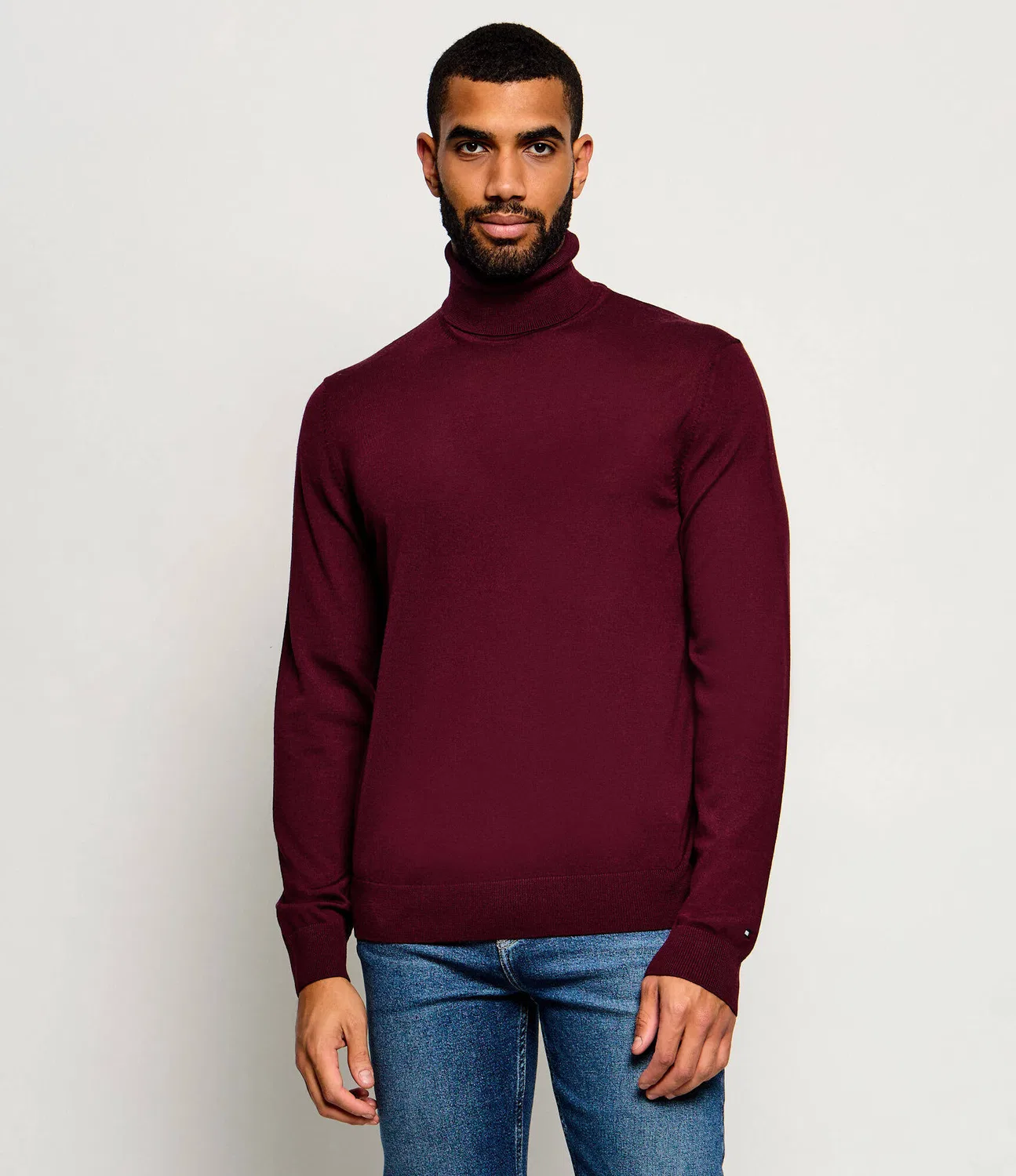 Водолазка из шерсти Tommy Hilfiger, Bordeaux