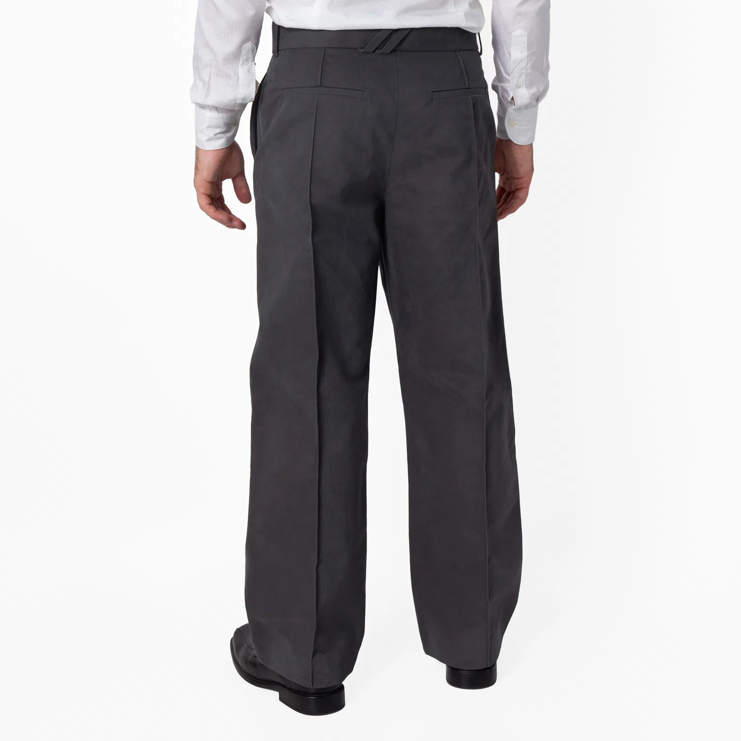 Брюки Cotton Nylon Tailored Burberry, Cinder — фото 3