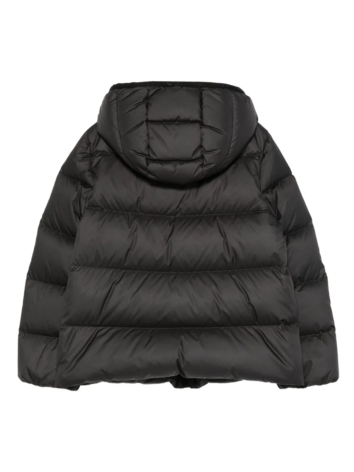 Куртка с капюшоном в стеганом дизайне Moncler, черный — фото 2