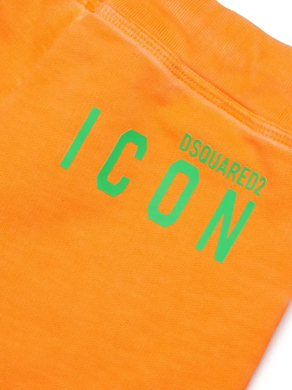 Шорты Icon с логотипом Dsquared2 Kids, оранжевый — фото 4
