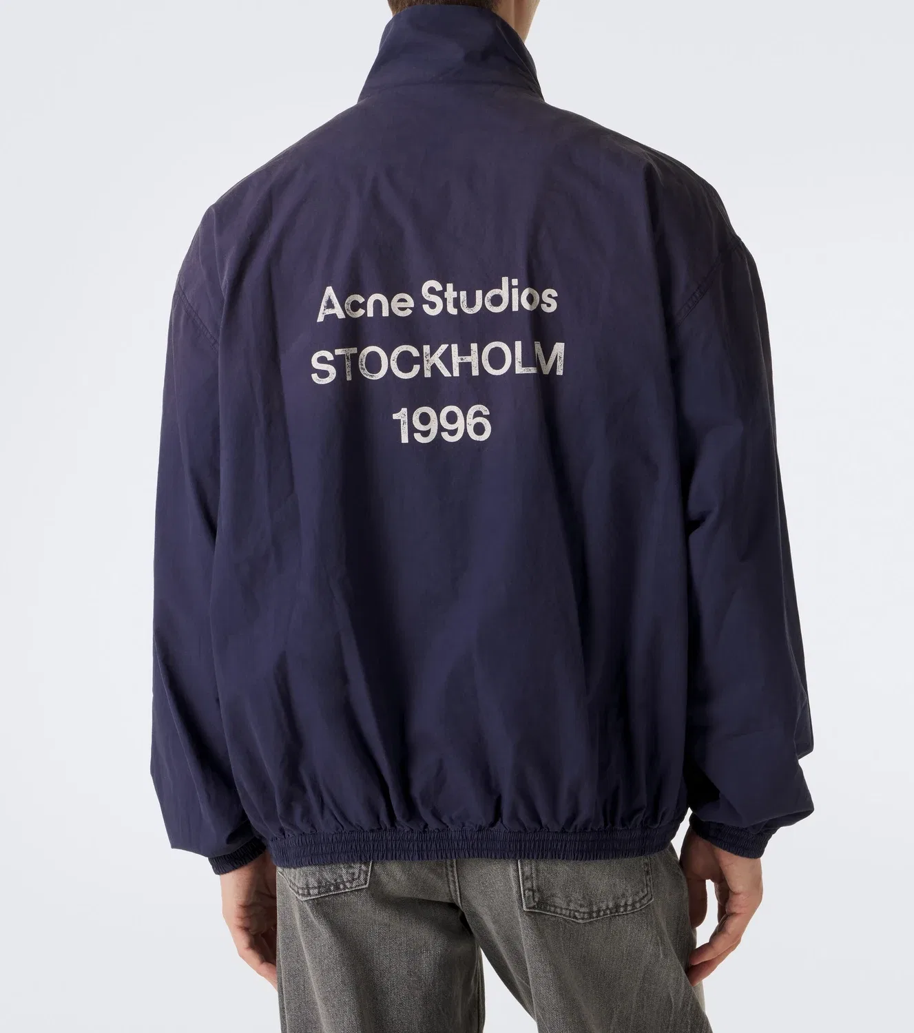 Легкая куртка хлопковая Acne Studios, синий — фото 4