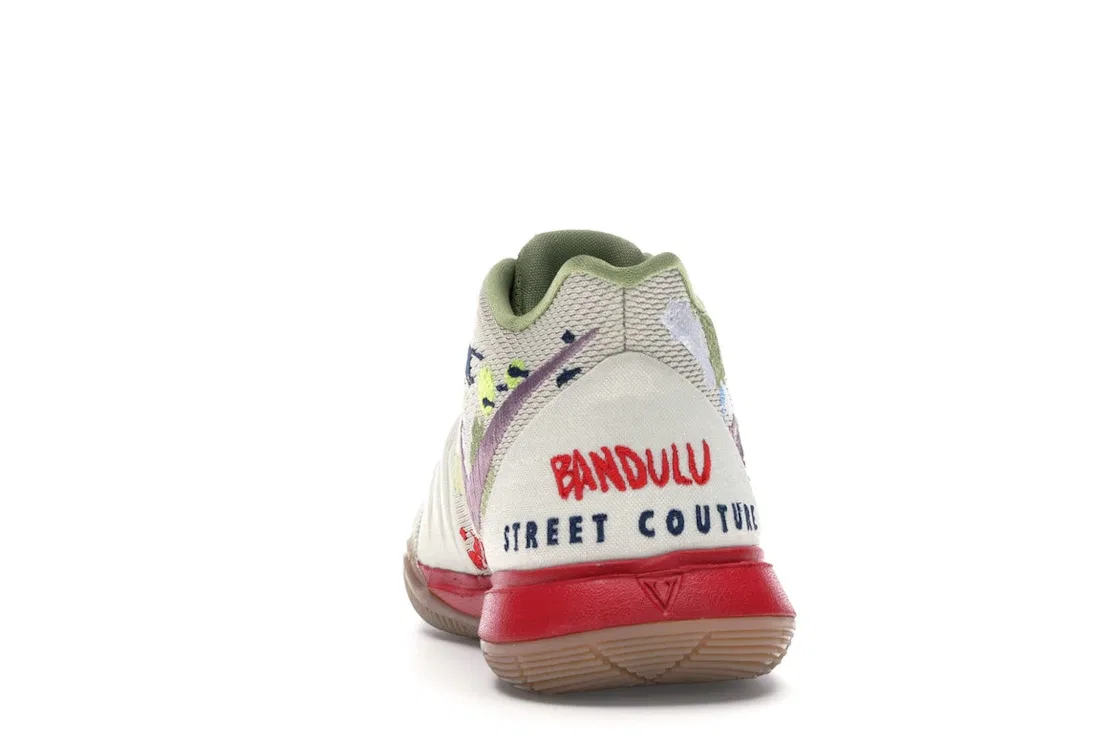 Детские кроссовки для мальчиков с принтом Nike Kyrie 5 Bandulu (GS), Light Bone/Green-Red — фото 4