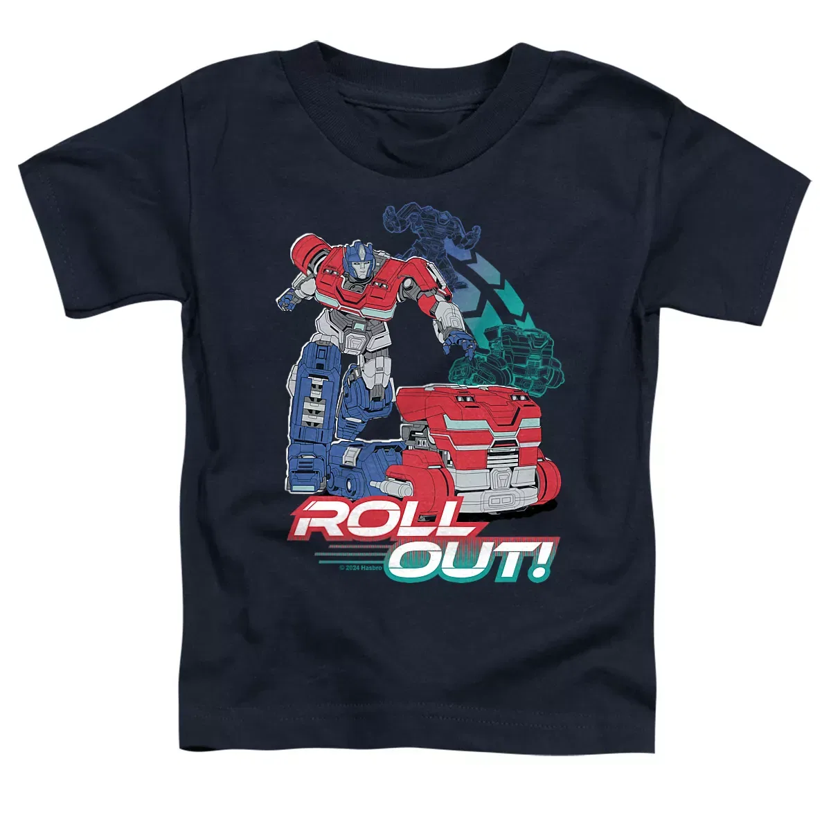 Детская футболка с принтом Transformers One Optimus Roll Out, Transformers, Navy