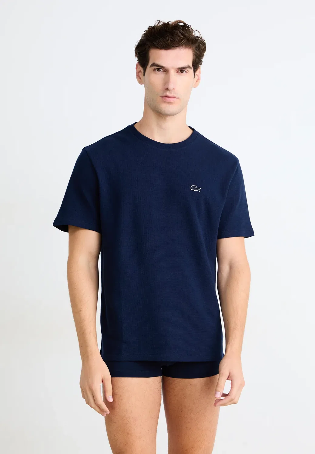 Домашняя одежда в виде футболки - пижамная футболка Lacoste, Navy Blue