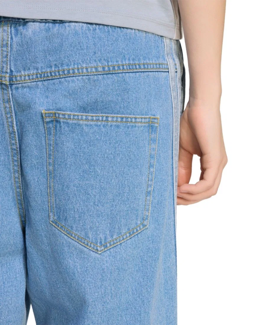 Джинсовые брюки свободного кроя Stadium Washed Denim Loose Fit Pants adidas, Crystal Sky — фото 4
