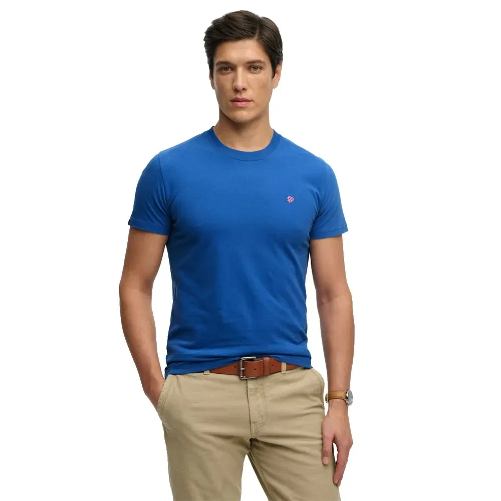 Футболка с коротким рукавом с вышивкой логотипа Essential SDCO Superdry, синий