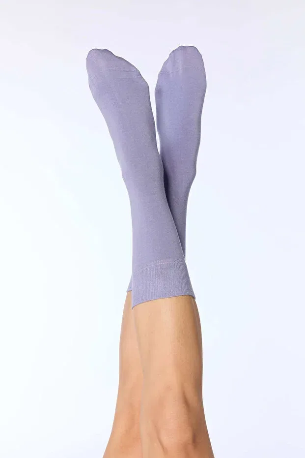 Детские носки хлопковые Gots certified organic cotton unisex socks Albero Natur, Lavender