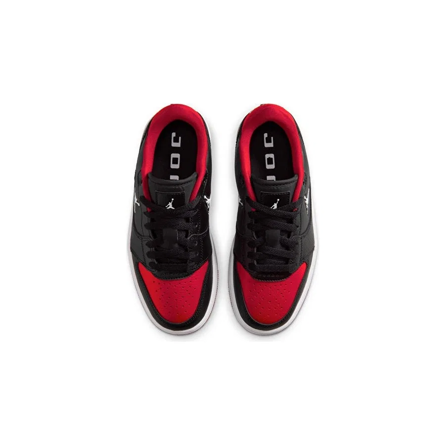 Кроссовки Nike Jordan Court Connect Low (GS), Черно-белый — фото 4