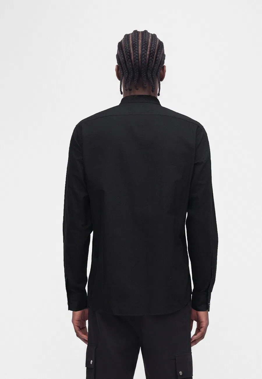 Рубашка BOSS Regular fit Button Up Shirt 'Race' черного цвета — фото 4