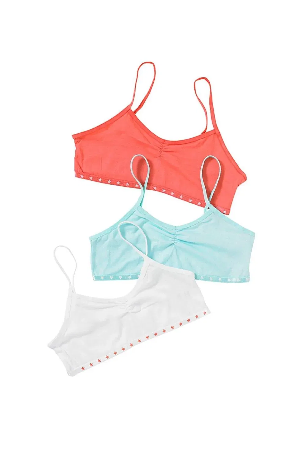Женский комплект из 3 топов-кроп Just Essentials, Coral