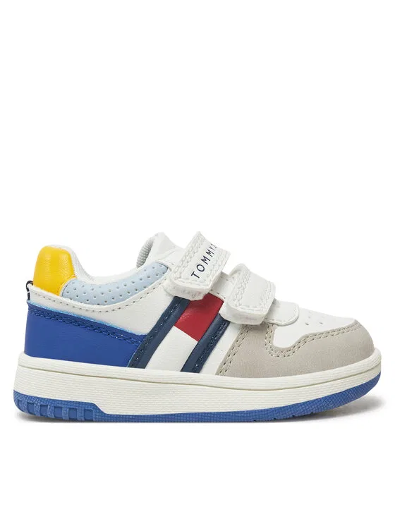Кроссовки Flag Low Cut Velcro Sneaker Tommy Hilfiger, белый