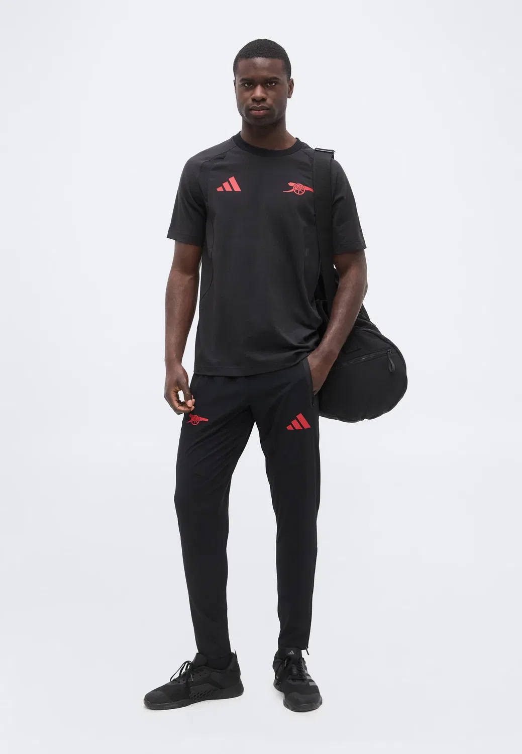 Брюки для путешествий Arsenal FC Tiro - клубная одежда Adidas Performance, Black — фото 2