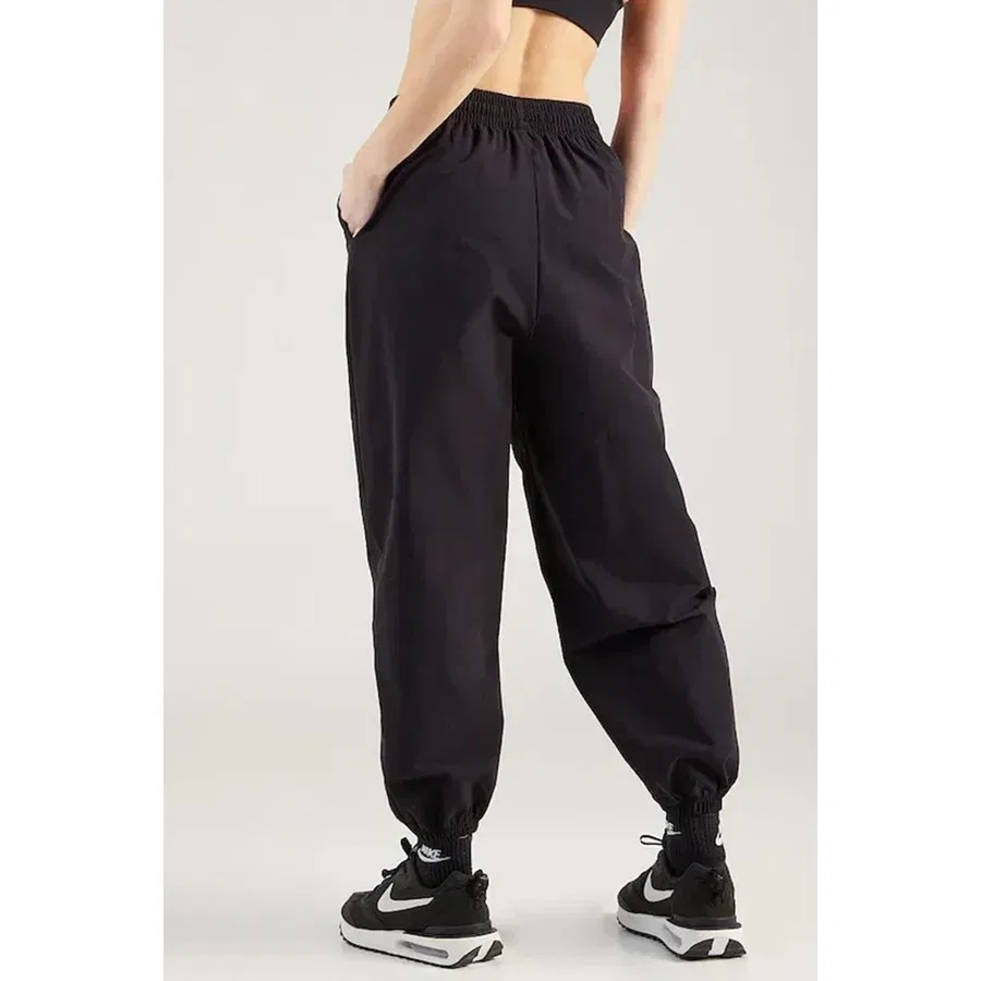Спортивные брюки свободного кроя с высокой посадкой Sportswear Woven Loose Fit Joggers Nike, Черный — фото 2