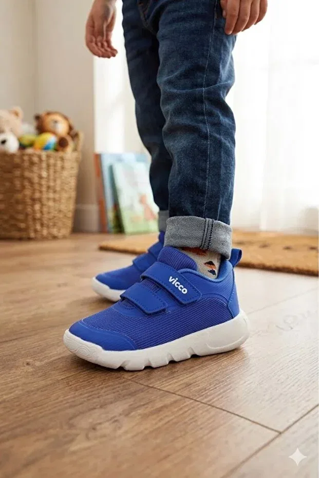 Детские туфли для мальчиков ортопедические Vicco, Saks Blue