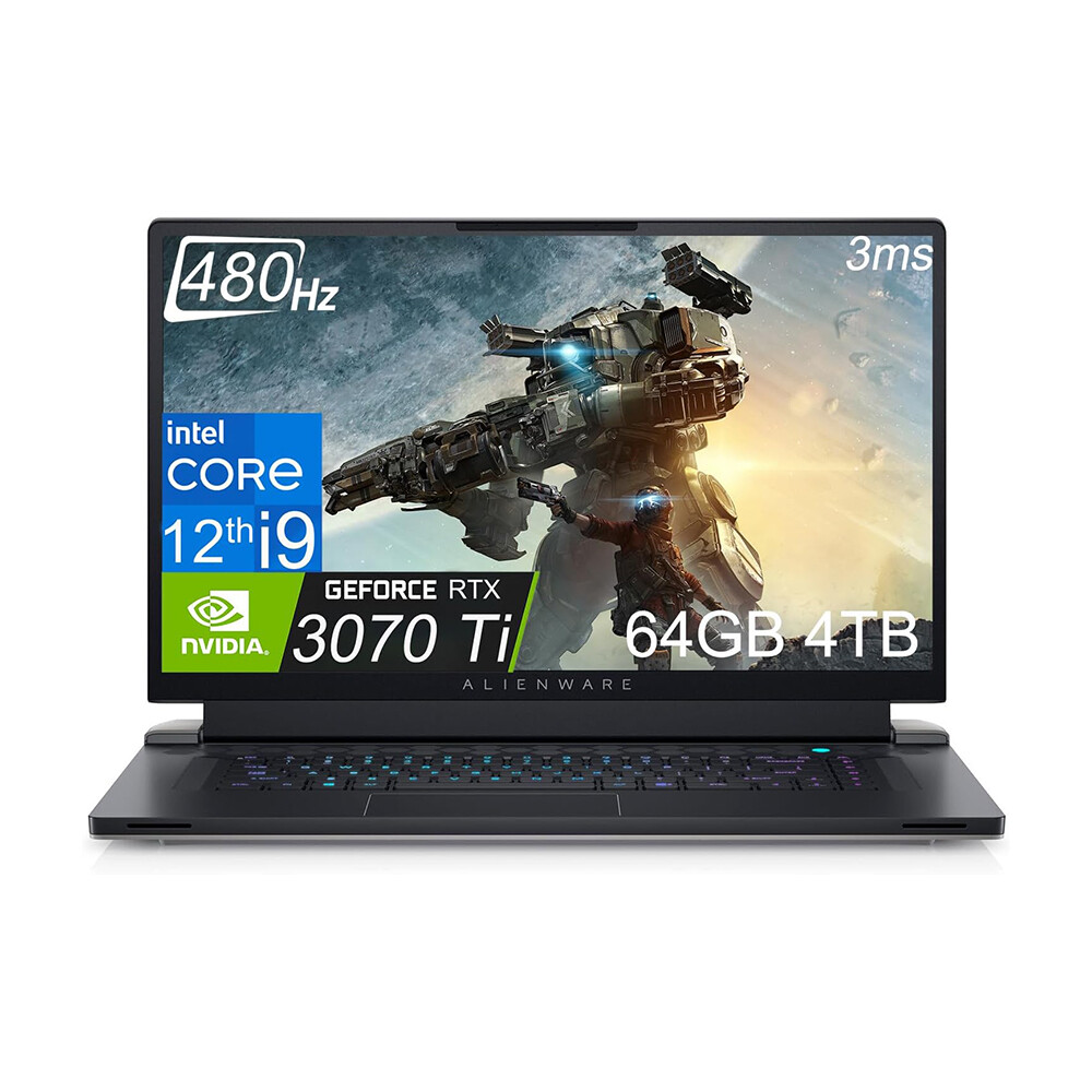 

Игровой ноутбук Alienware X17 R2, 17.3", 64 Гб/4 Тб, i9-12900H, RTX 3070Ti, черно-белый, английская клавиатура