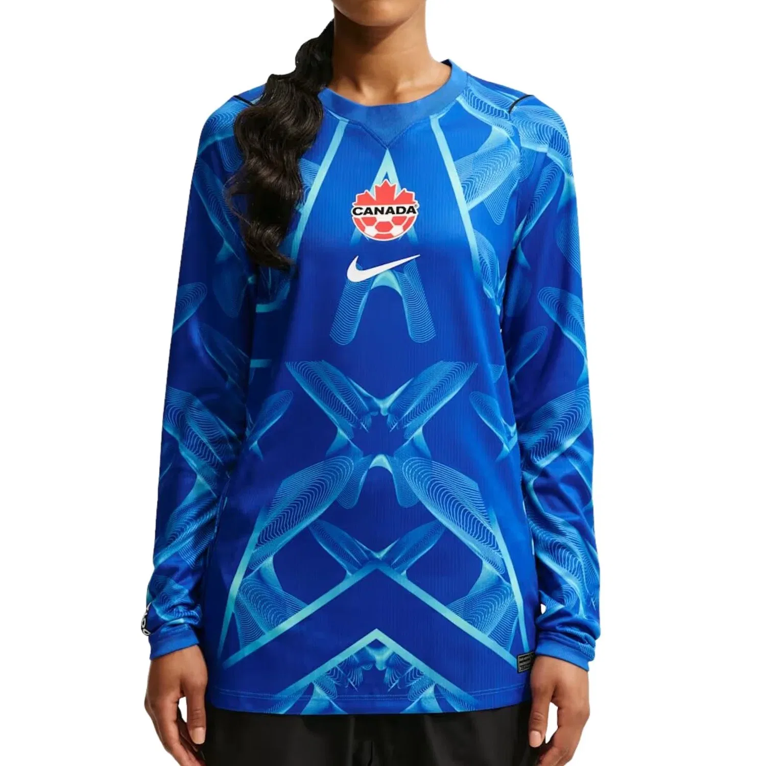 Мужская футболка с коротким рукавом Nike x Canada x NOCTA Cryoshot Goalkeeper T-Shirt, синий — фото 2