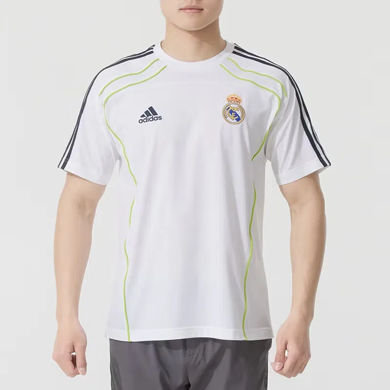 Футболка с принтом Real Madrid UBP Adidas, белая — фото 2