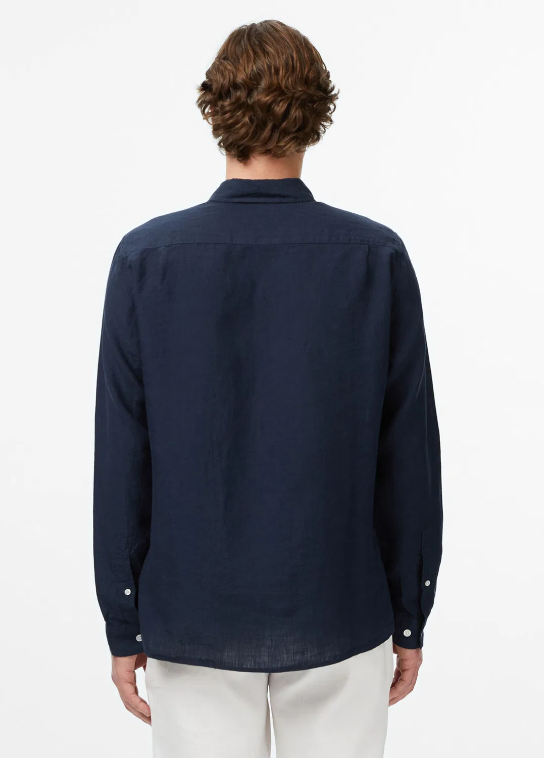 Рубашка Lacoste Regular Fit, льняная Lacivert — фото 2