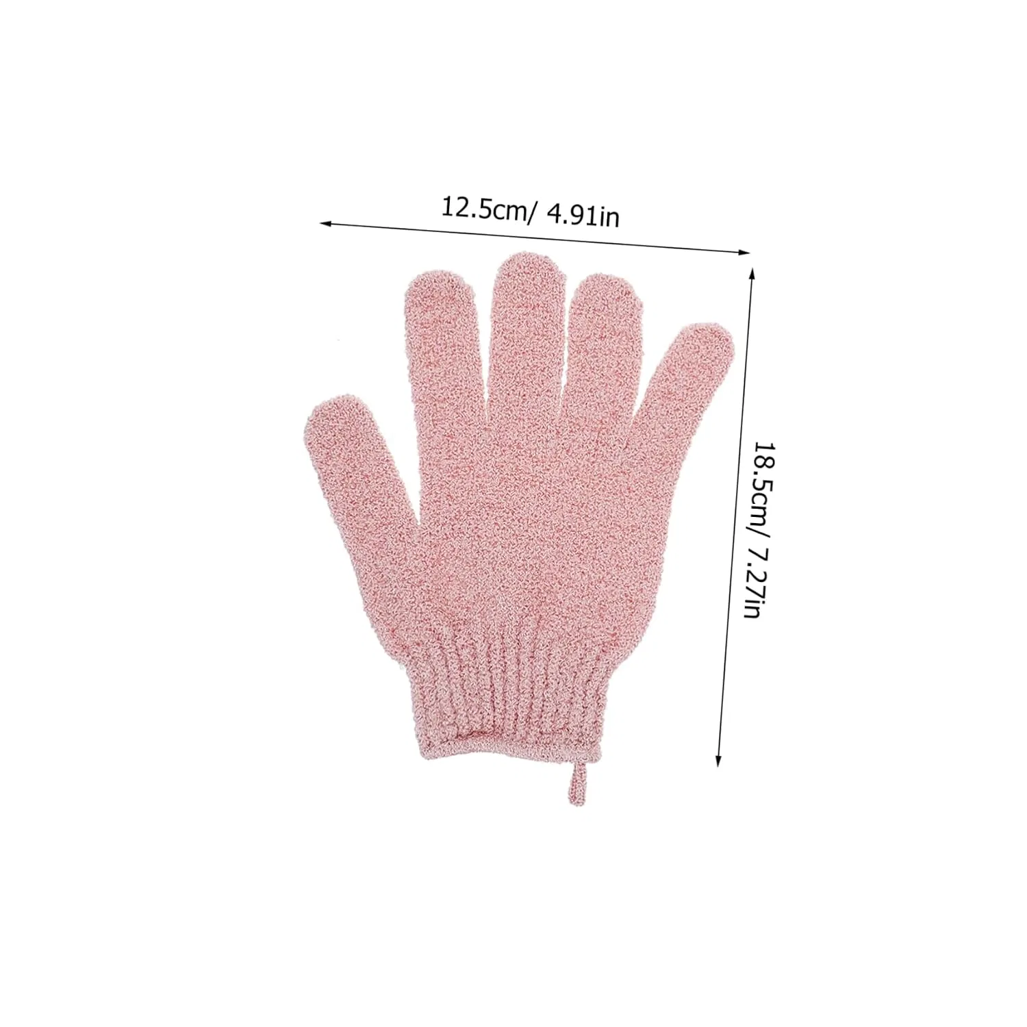 Эксфолирующие перчатки для душа, 2 пары, Polyester, OATIPHO, 18.5x12.5x0.6 см — фото 2