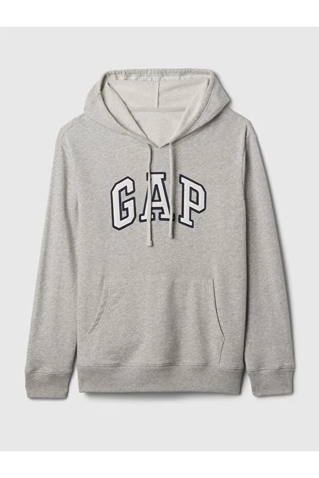Женские свитшот с принтом Gap, Gray-000 — фото 4