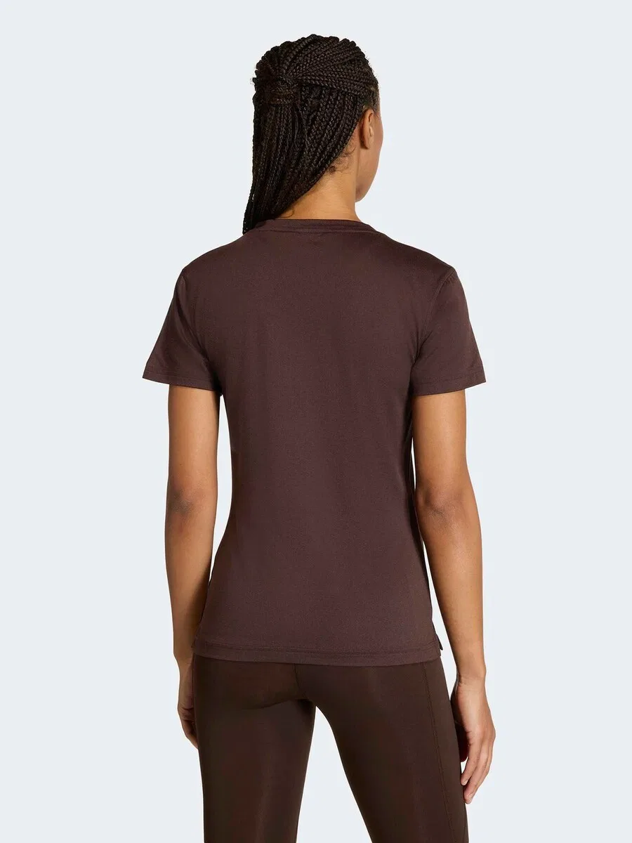 Спортивная футболка ADIDAS PERFORMANCE Performance Shirt 'Essentials' в шоколадном цвете — фото 3