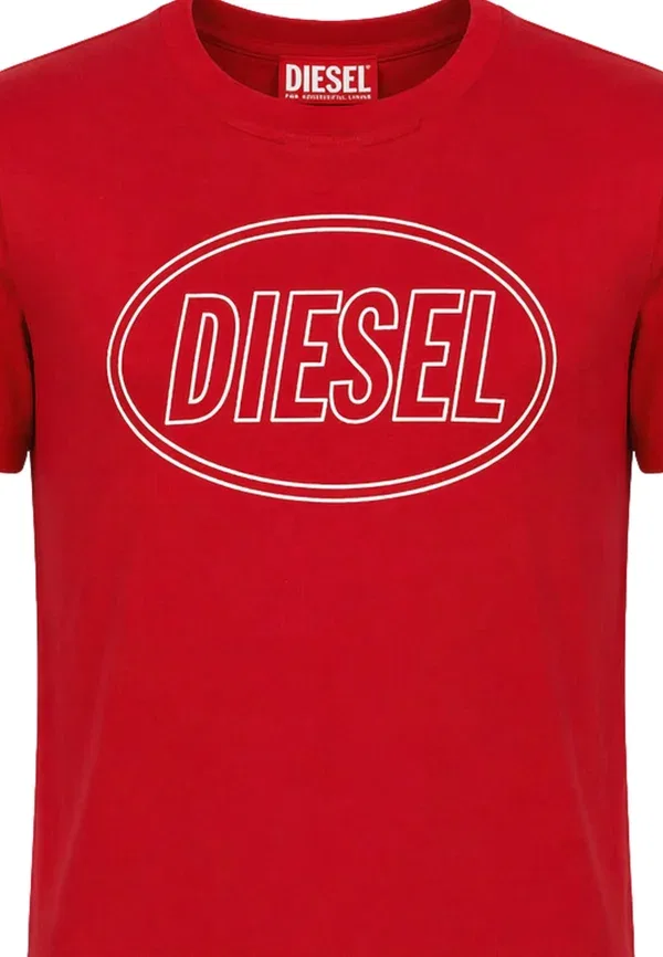 Футболка Diesel, красный — фото 3