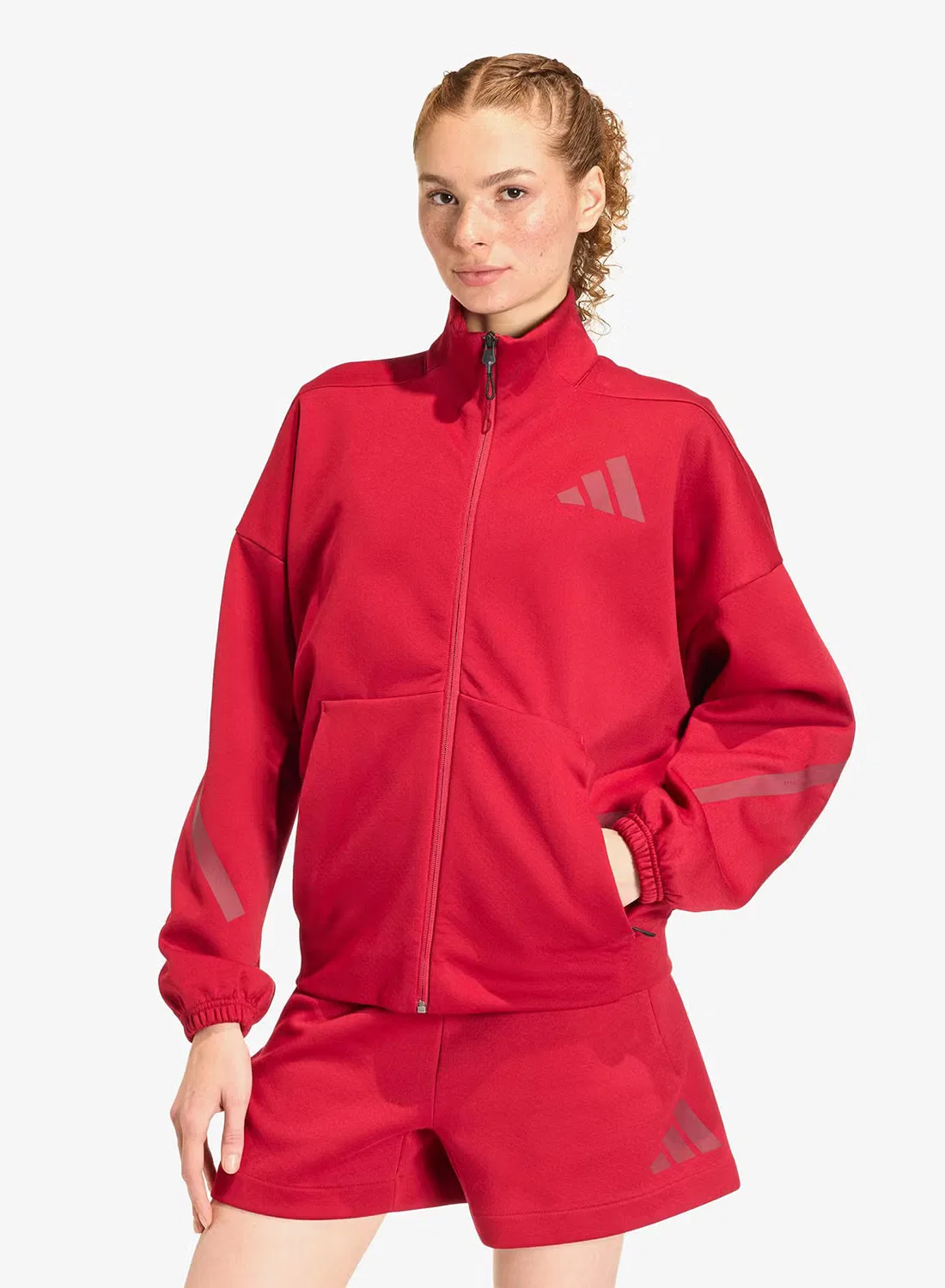 Куртка спортивная с длинным рукавом Z.N.E. Adidas, морской волны