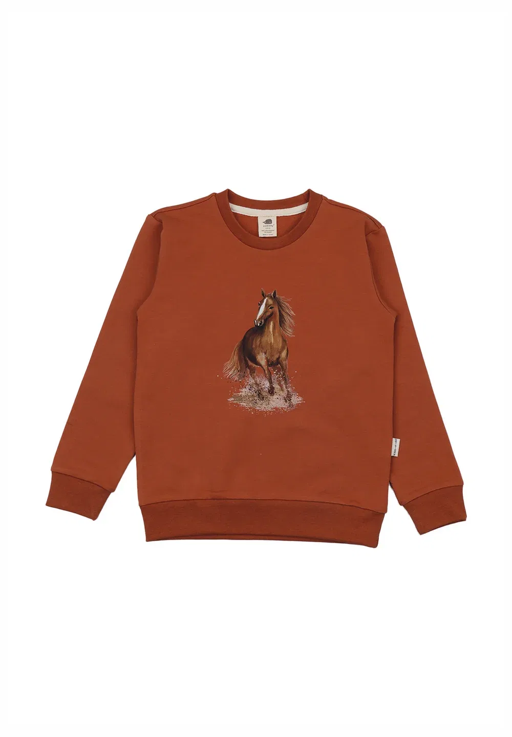 Изящные лошади - толстовка Walkiddy, Brown