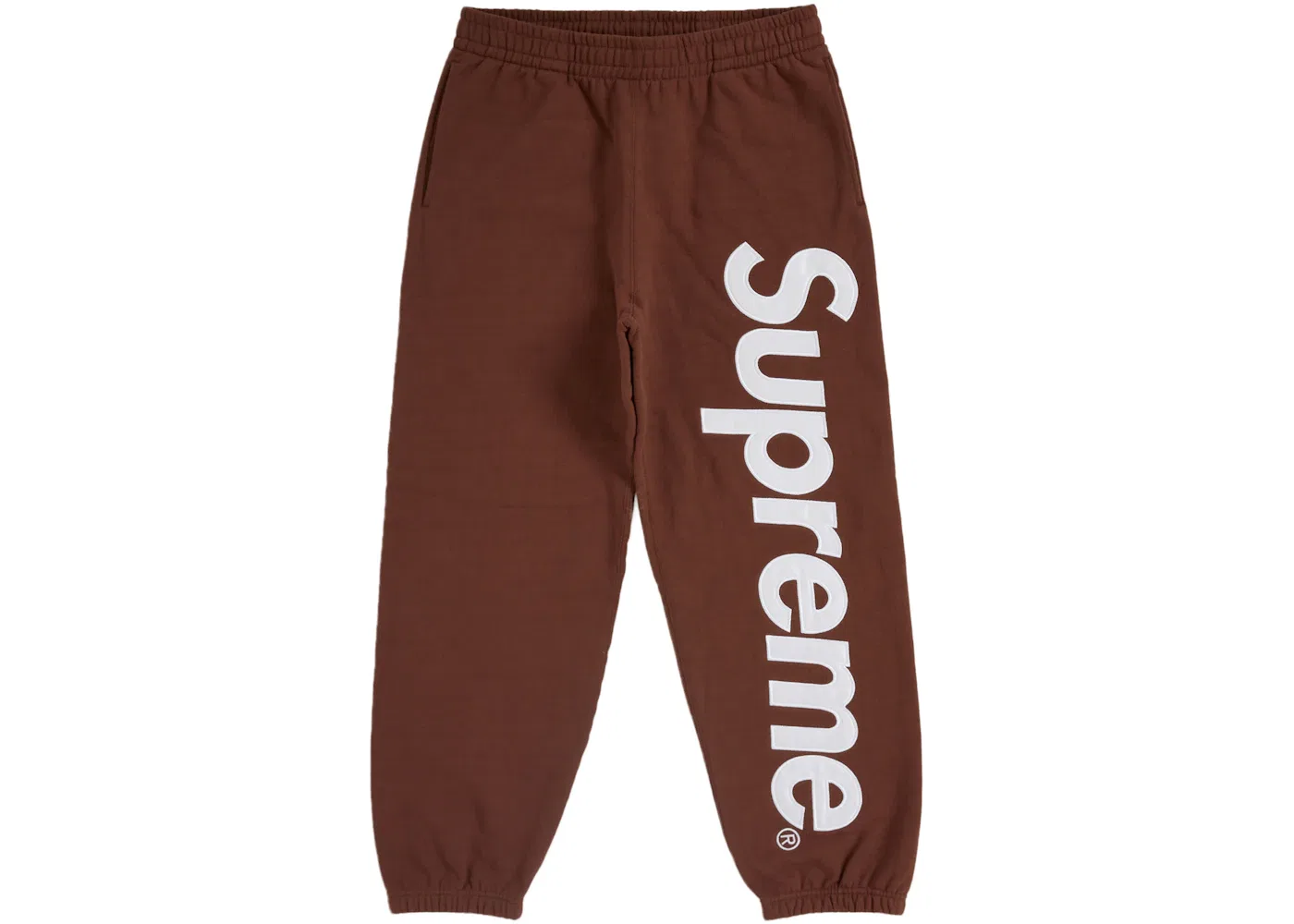 Мужские спортивные штаны с сатиновой аппликацией Sweatpant (FW24) Supreme, Brown